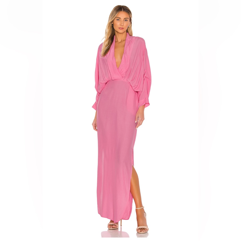 Swf Plunge Dress In Floss